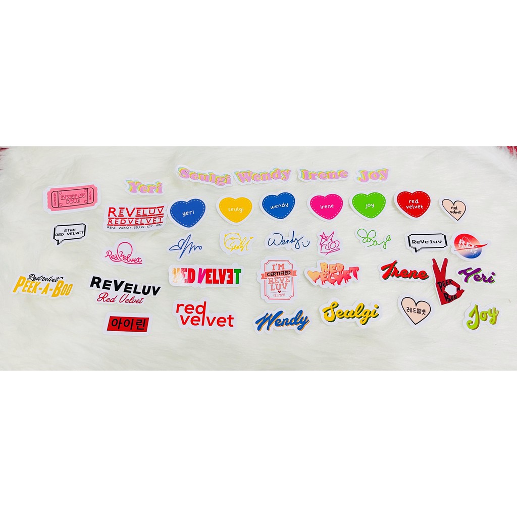 red velvet sticker pack shopee philippines