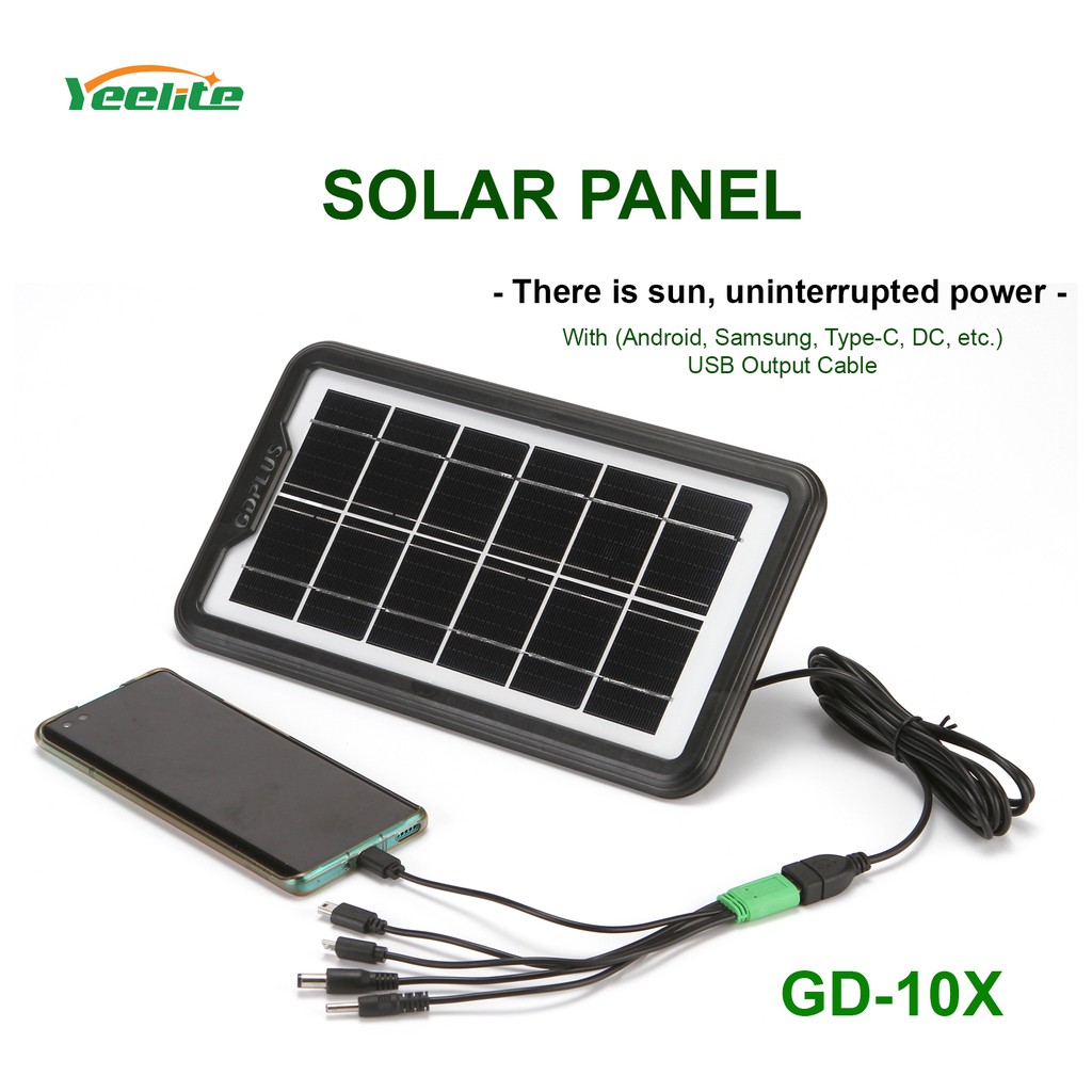 Yeelite GD Plus GD-10X / GD-100 Original Solar Panel High Quality 6V ...
