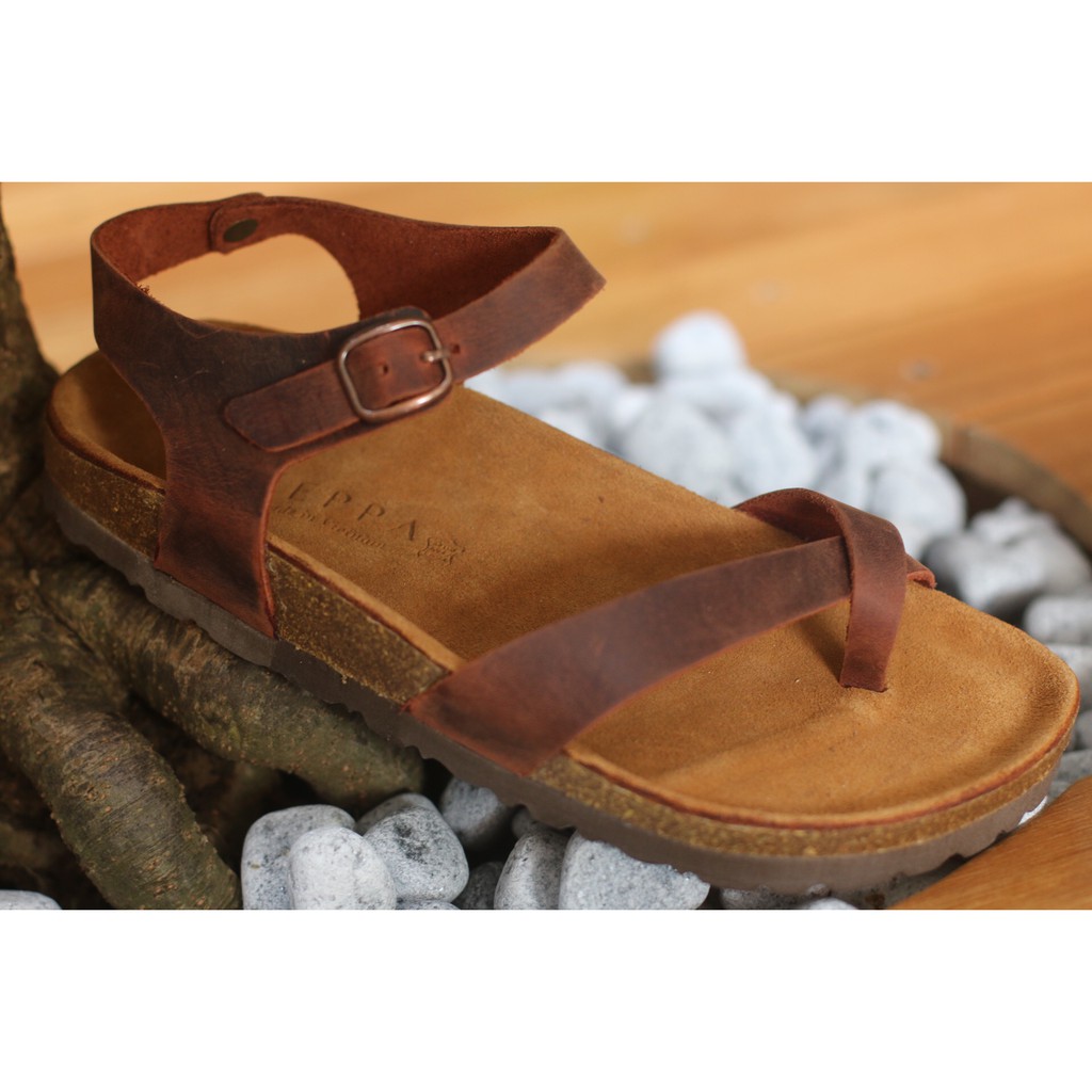 pure leather sandals