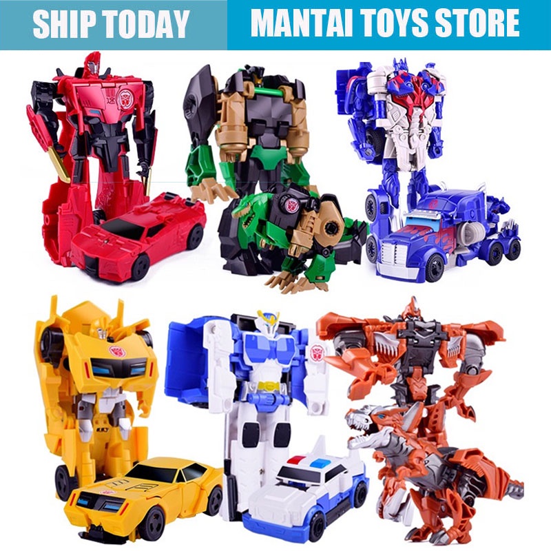 Ready Stock Transformers Optimus Prime Bumblebee Megatron Kids Toys ...