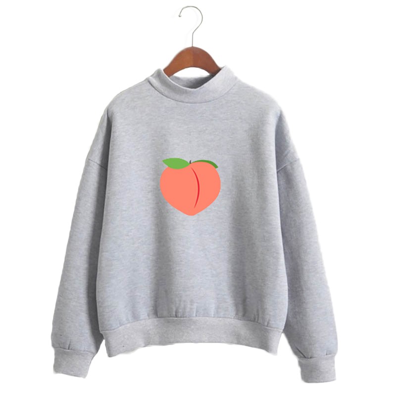 peach sweater