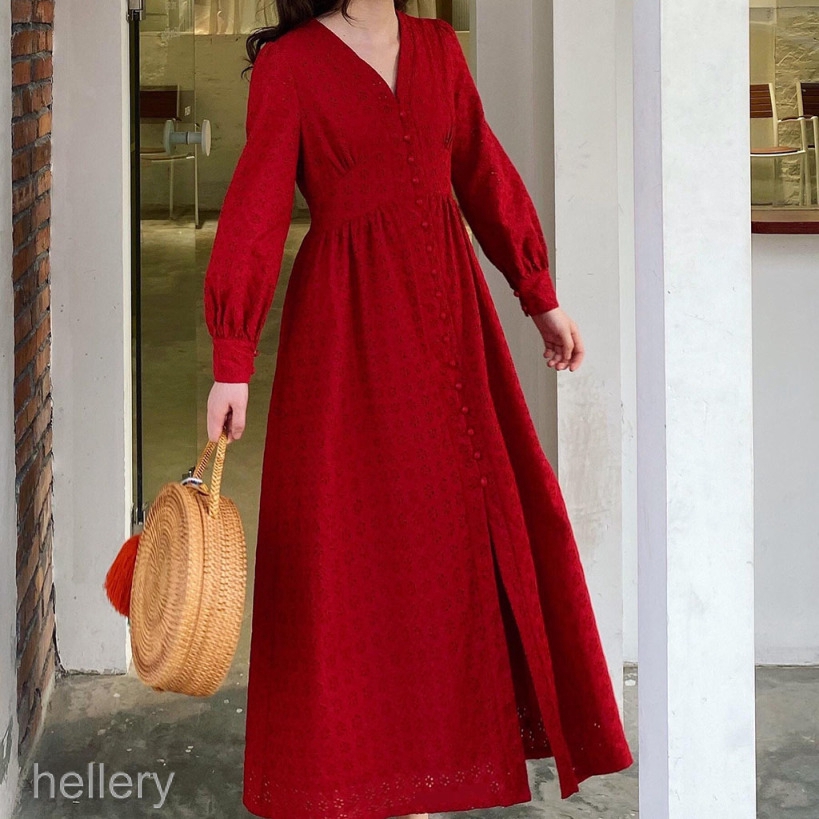 fashionable red dresses