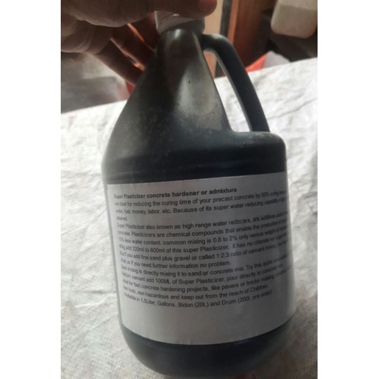 1 gallon super Plasticizer concrete hardener for concrete or Admixture