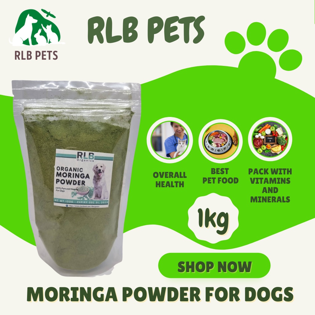 Moringa Powder for Dogs Malunggay Powder for Dogs Overall Health with Vitamins Minerals Food Toppers #1