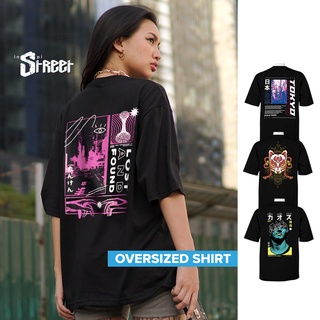 INSPI Japan Oversized T Shirt for Men Korean Top Trendy Tops Tshirt for Women Plus Size Black White #3
