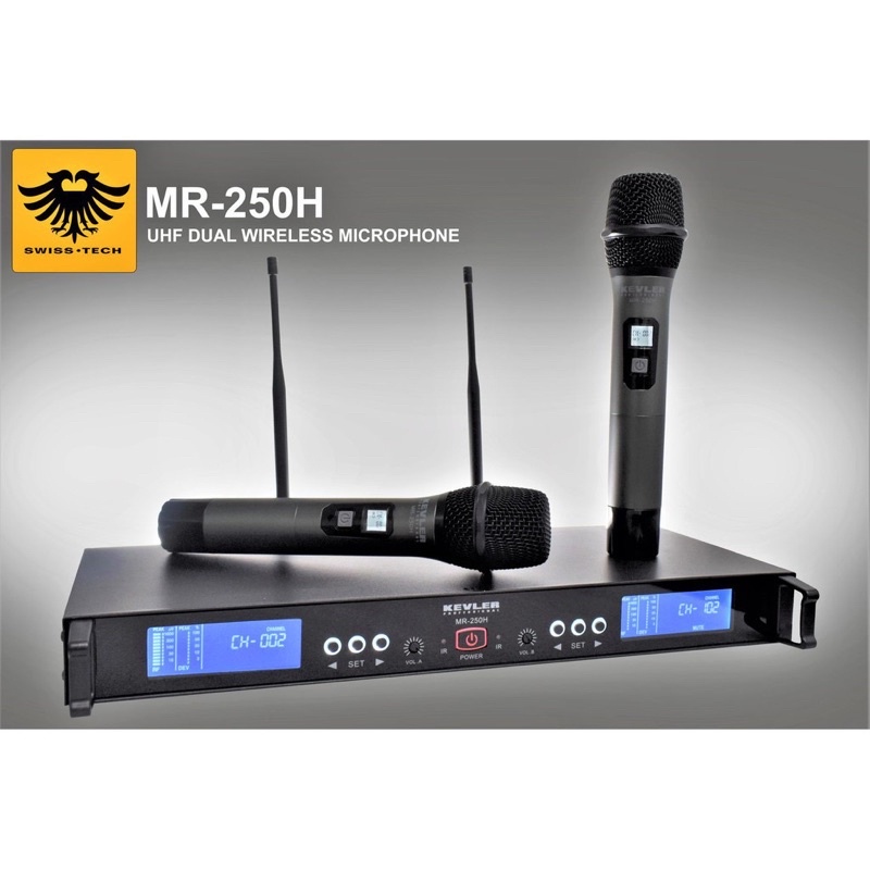KEVLER MR250H DUAL UHF WIRELESS MICROPHONE Shopee Philippines