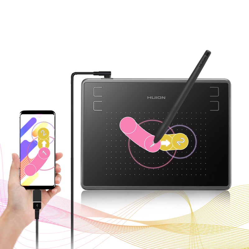 HUION H430P H420 Digital Tablets Tablet Signature Drawing Pen support Phone window Compatible