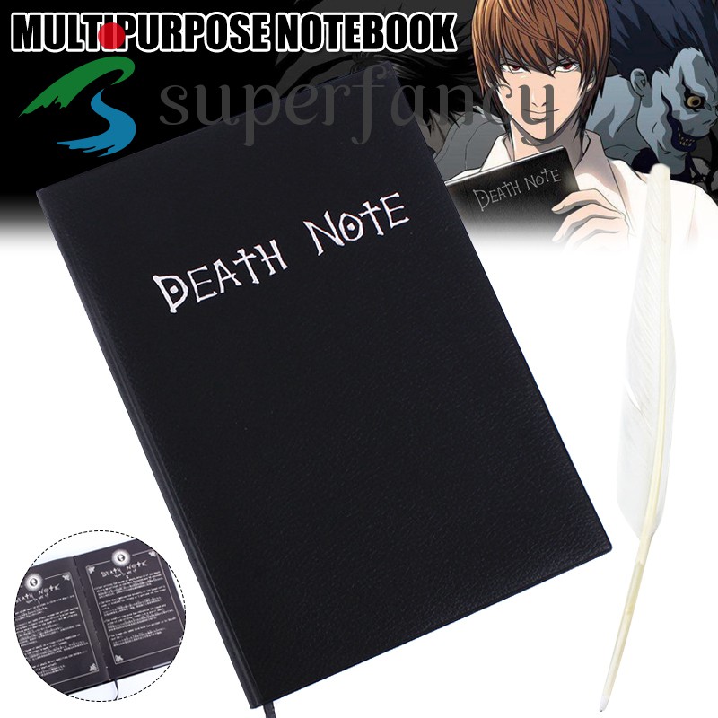 Death Note Notebook Manga Anime Peripheral For Otaku Death Note Fan Shopee Philippines