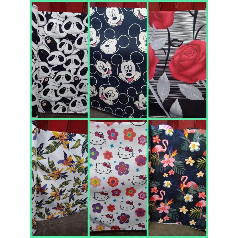 PREMIUM CANADIAN COTTON FABRIC PER YARD TELA ONLY for making BEDSHEETS