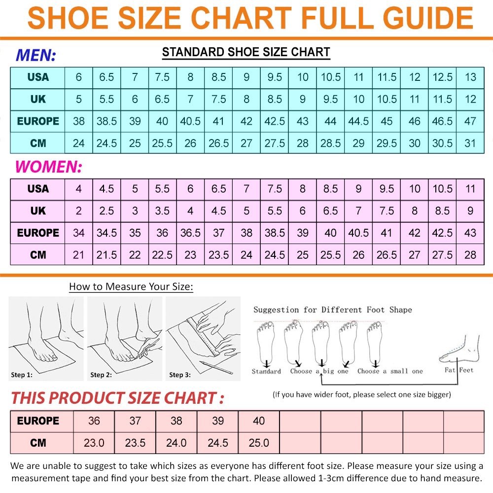 shoe width sizes
