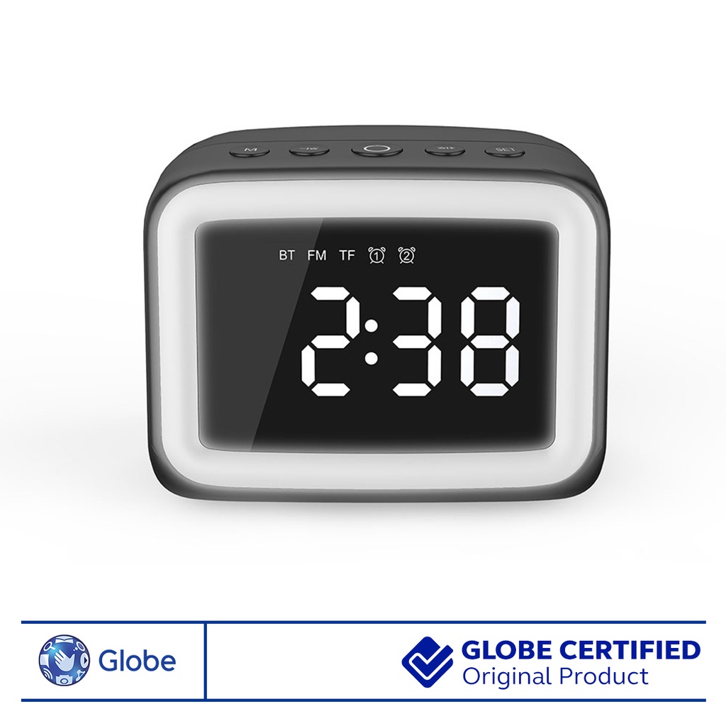 AEC Alarm Clock Bluetooth Speaker (Black) Shopee Philippines