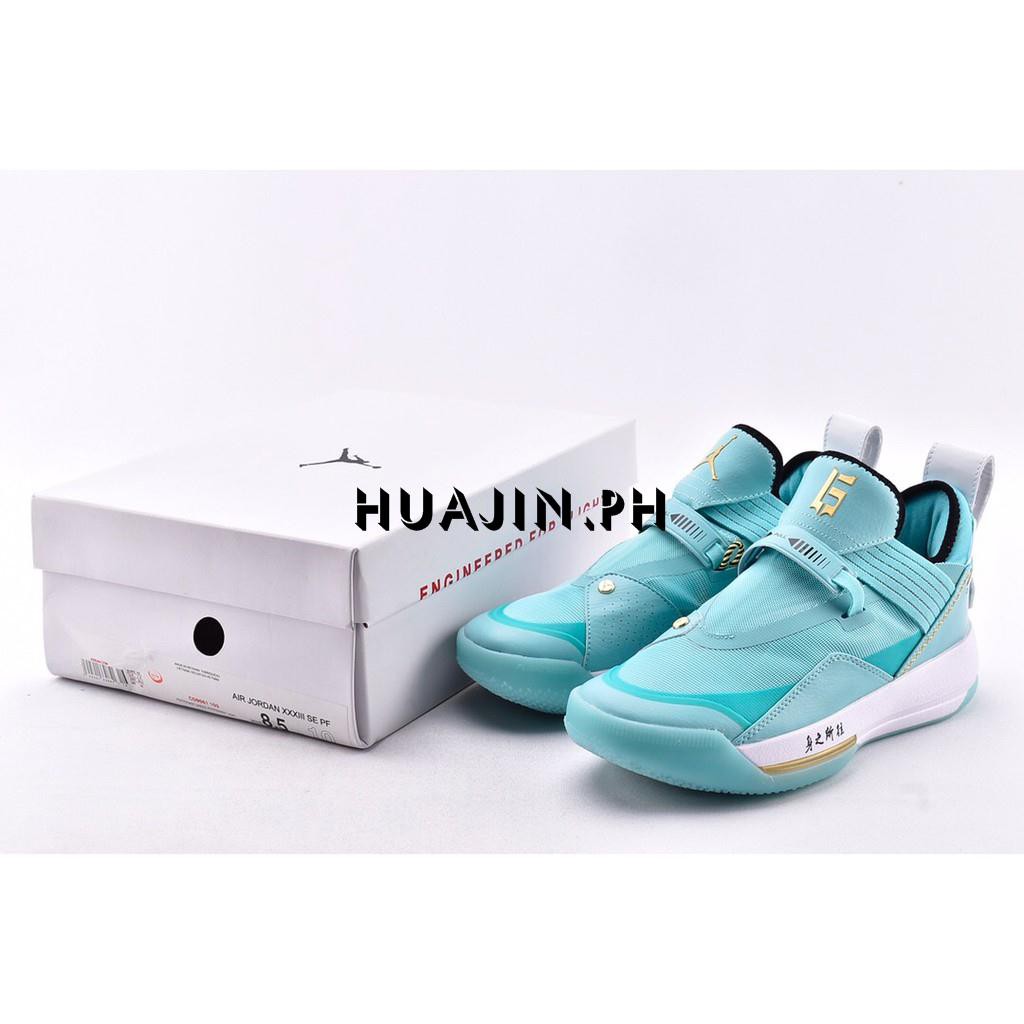 Flash Sale Nike Air Jordan 33 Low Se Aj33 Men Basketball Shoes Blue Shopee Philippines