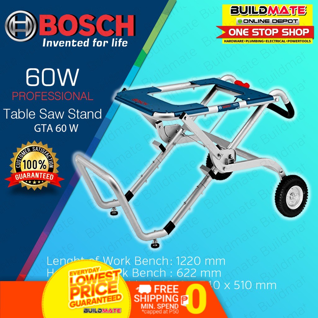 Bosch Professional 0601B12000 Piètement roulant GTA 60 W 
