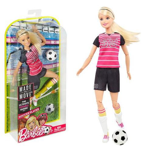barbie made to move soccer player doll