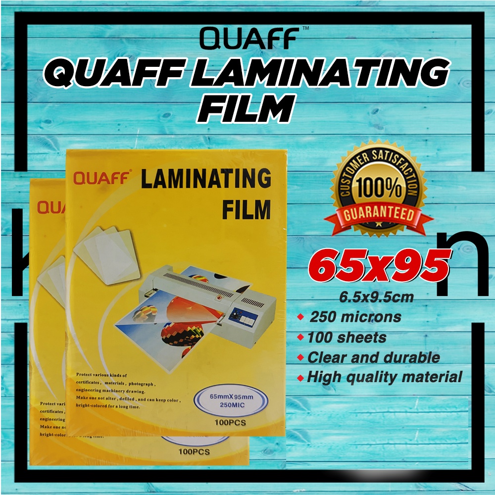 Laminating film 65*95mm 250micron | Shopee Philippines