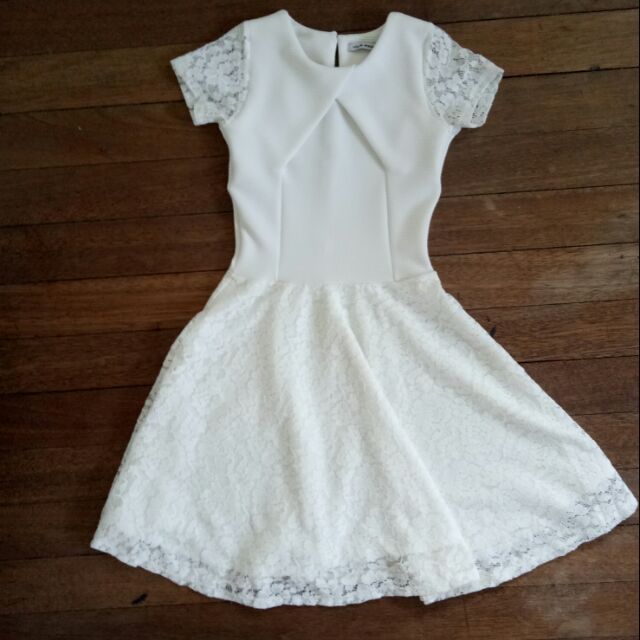 white lace dress for teenage girl