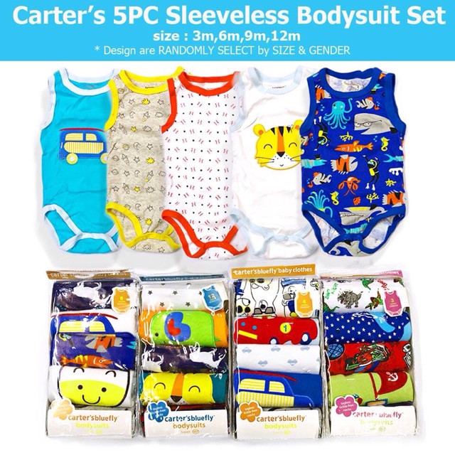 carter's sleeveless onesies