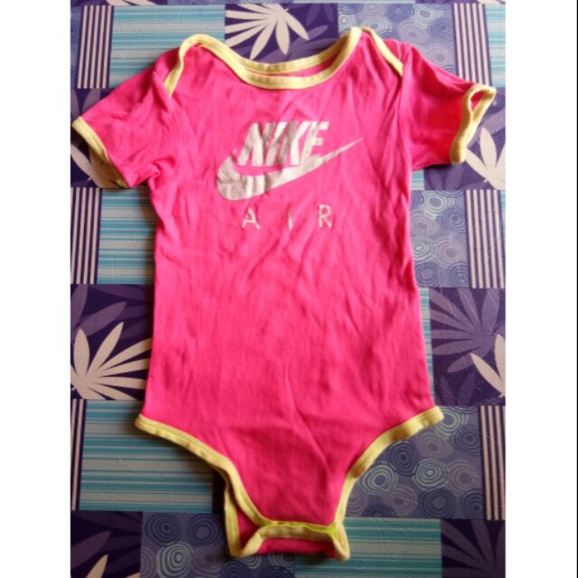 pink nike onesie