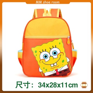 ▥▤SpongeBob SquarePants kindergarten schoolbag customized printing logo boys women children backpack #7