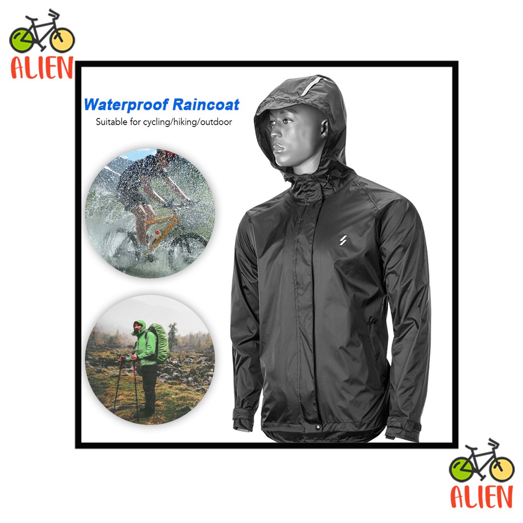 taped seams waterproof running jacket