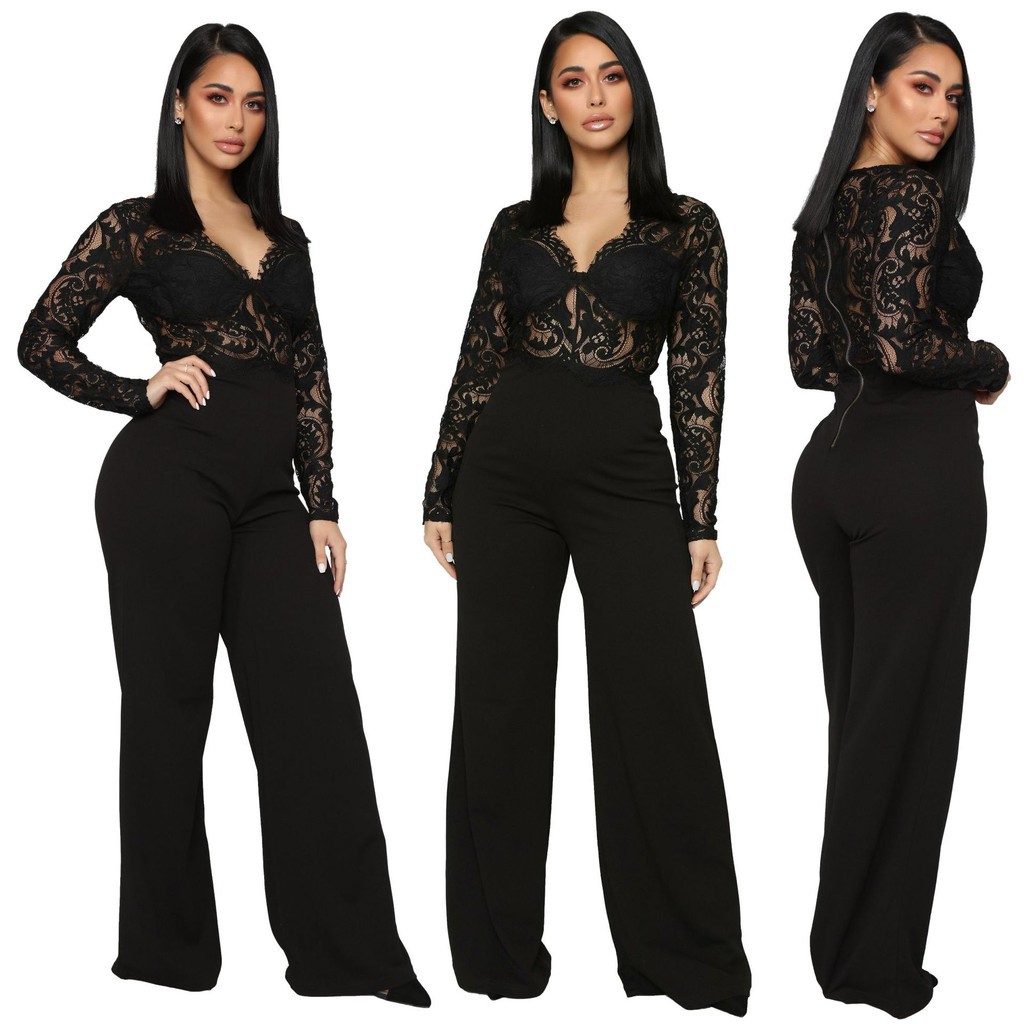 jumpsuit black elegant