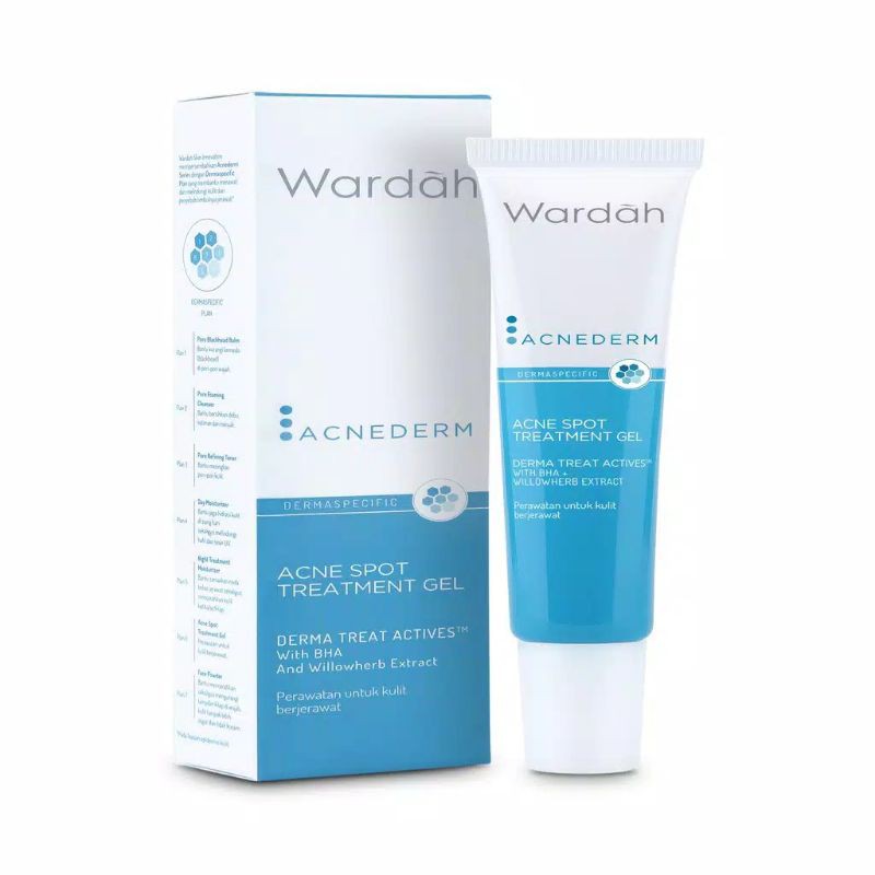 Wardah Acnederm Acne Spot Treatment Gel | Shopee Philippines