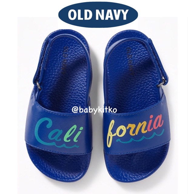 baby navy sandals