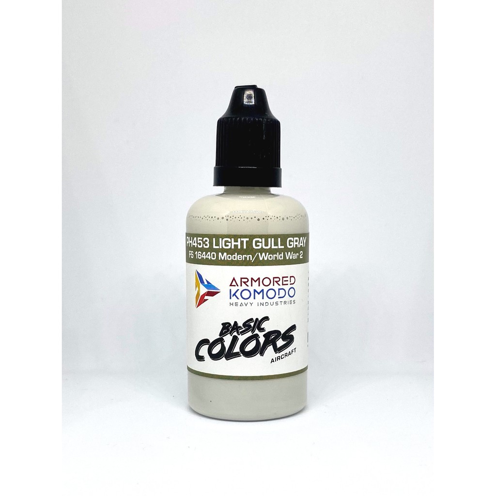 Light Gull Gray FS16440 PH453 50ml Armored Komodo Aibrush Hobby Paint ...