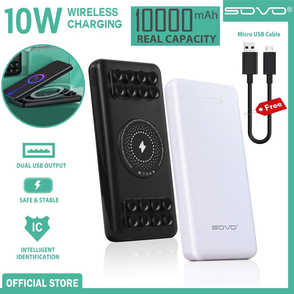 10W Wireless Power bank 10000mAh Portable Charger Safe with Strong