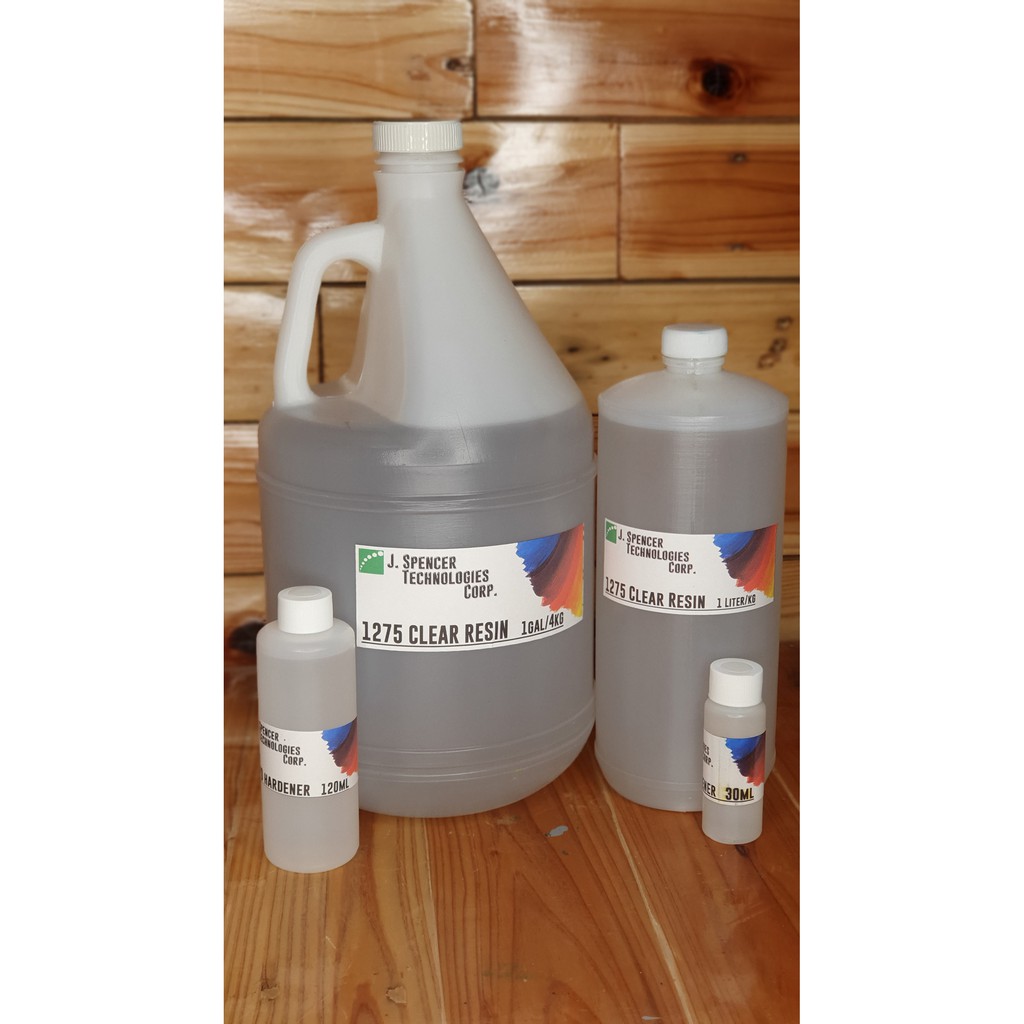 1275 Clear Casting Acrylic Modified Resin 1kg 4kg (hardener included) 3