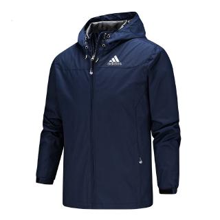 AD Unisex jacket hooded jacket waterproof and windproof jacket sports casual couple windbreaker #2