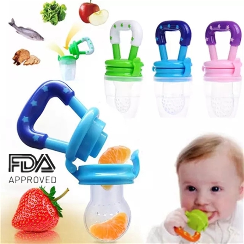 Fresh Fruit Food Kids Nipple Feeding Safe Milk Feeder Baby Pacifier ...