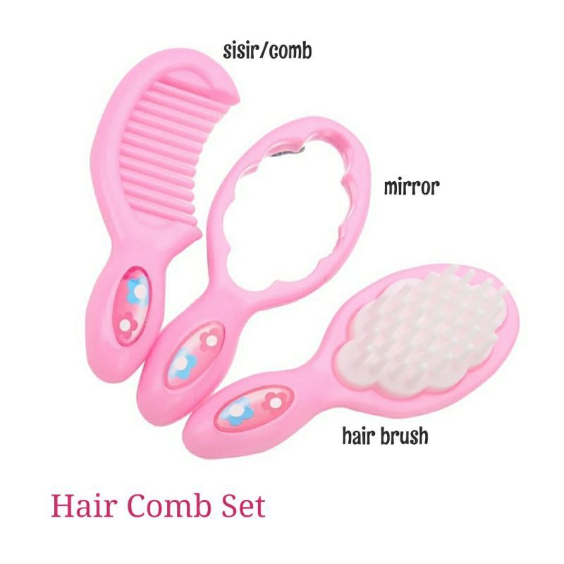 barbie brush and comb set