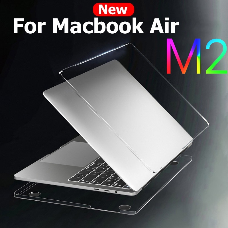 New 2022 Hard Cream matte case for Macbook Air M2 Cover Protector A2681 ...