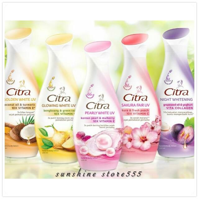 Cara pemakaian citra natural glowing white uv