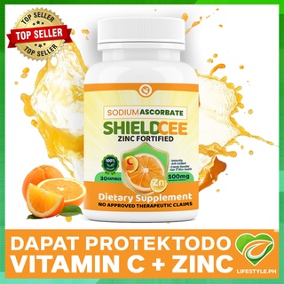 Vitamin c with Zinc sodium ascorbate health food suplement immune booster non acidic Shield Cee 30 c #8