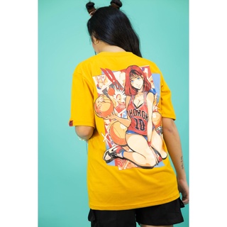 Anime Inspired Tee  Slamdunk Haruko Akagi Oversized Tee Clothes Tops Cotton T-Shirts #6