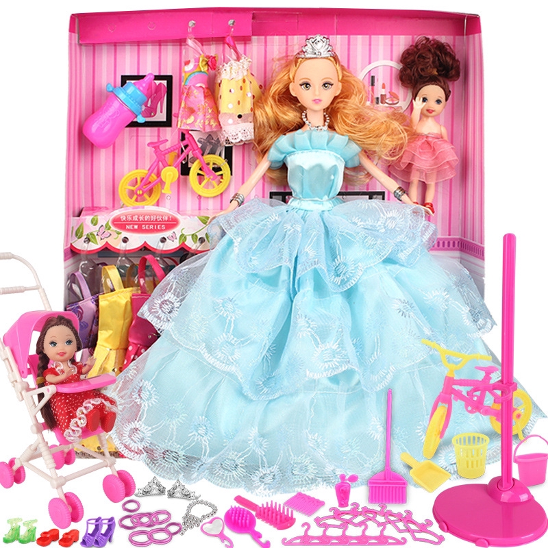 barbie doll gift set