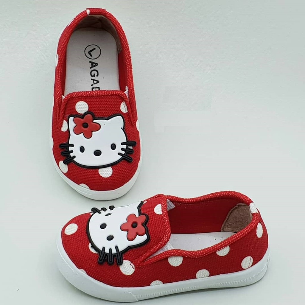 red hello kitty shoes