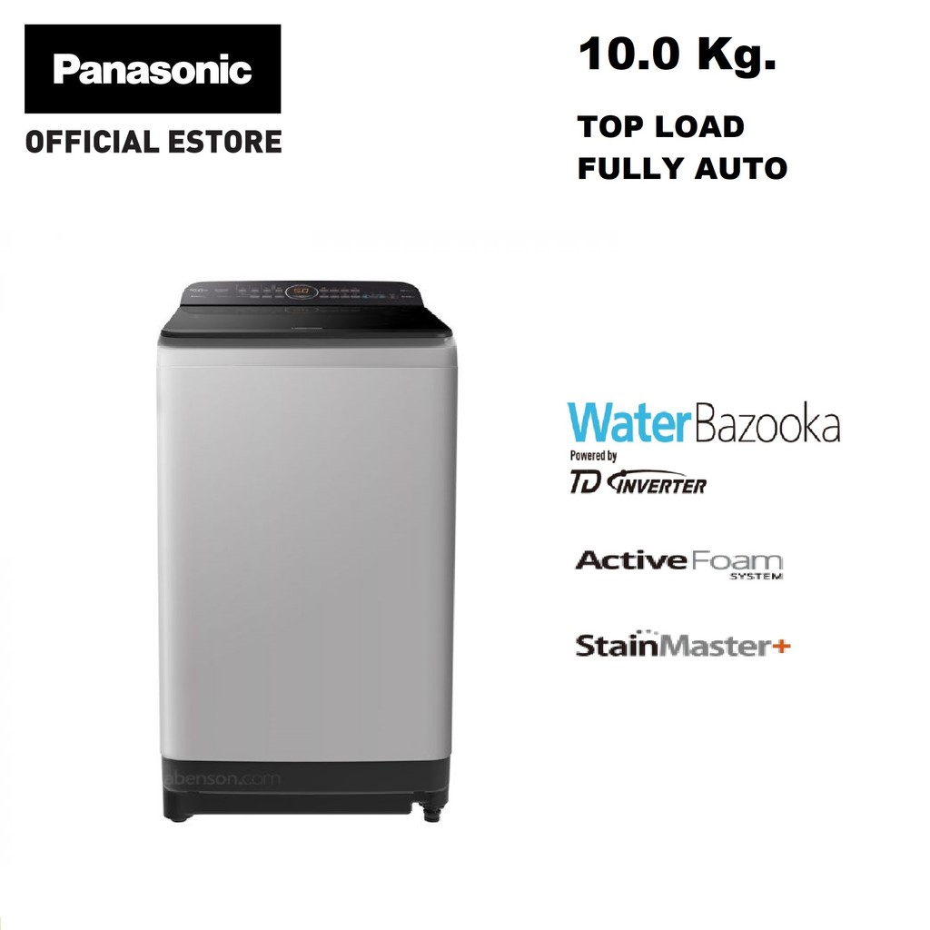 Panasonic Na Fd10x1hrm Fully Automatic Top Load 10 Kg Washing Machine Shopee Philippines 6276