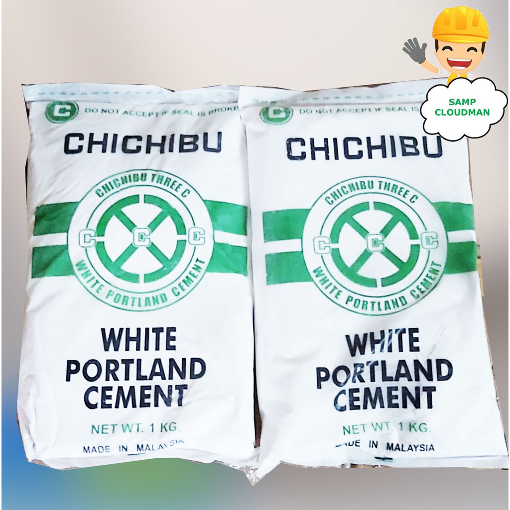 Original Chichibu White Portland Cement Approx 1 Kg. Kilo per bag 100