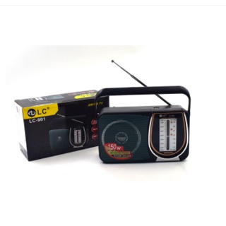 LC901 Electric Radio Speaker 4band radio AC power FM/AM/SW and Battery Power 150W Extra bass Sounds