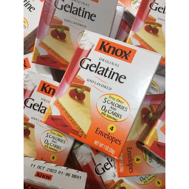 Knox Gelatin Sold/box (4envelopes) Shopee Philippines