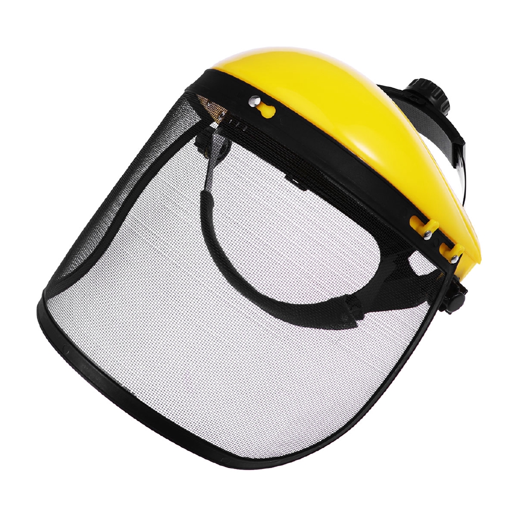 Wire Mesh Safety Face Shield Chainsaw Protective Helmet with Visor