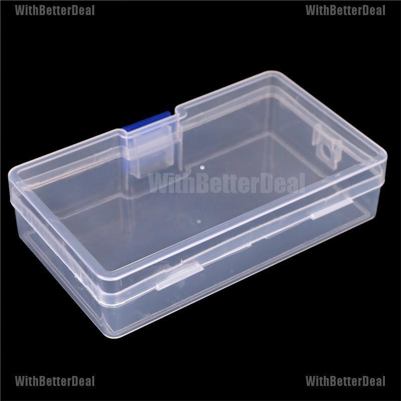 small clear plastic storage containers