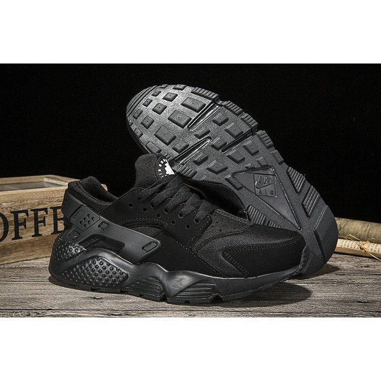 all black huaraches womens