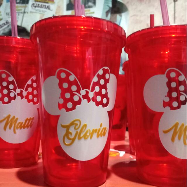 personalized tumbler with straw