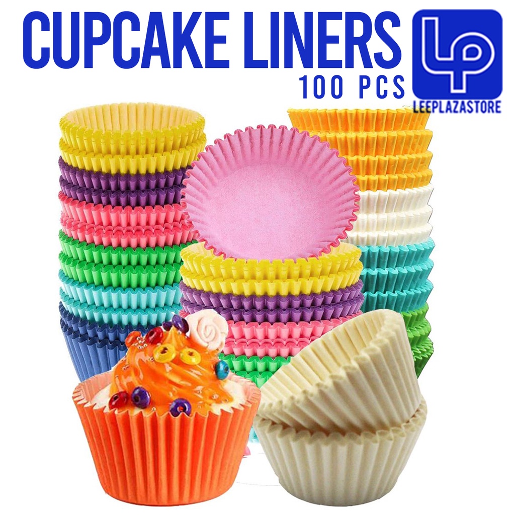 100 Pcs/Pack Muffin Mini Cupcake Liners for Baking Liners Shopee