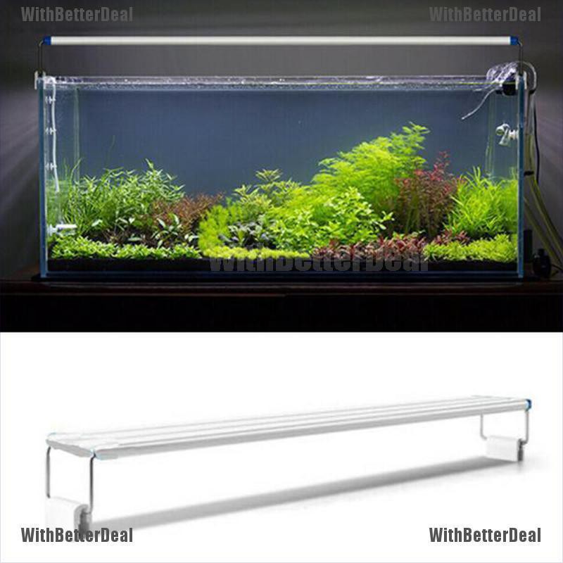 [BETTER] Waterproof LED Light Bar Aquarium Light Fish Tank Lamp Super Slim Extendable