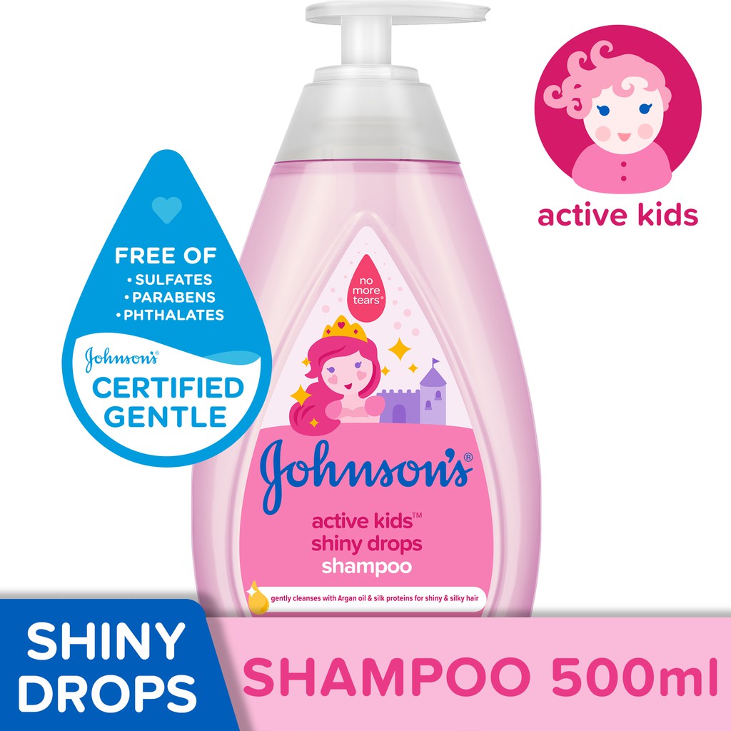 johnson's shiny drops shampoo